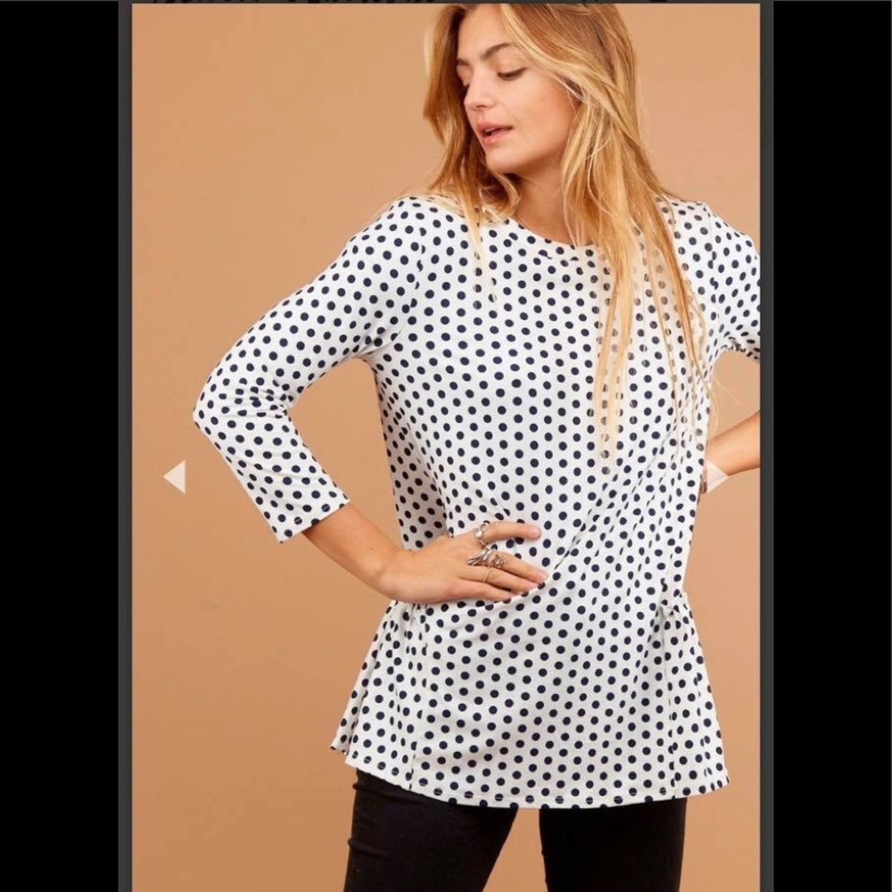 🍭🦄💕 Navy Polka Dot Top 🦄🍭